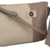 Torba skórzana+portfel PTN CF4-DS B.Beige-L.Beige